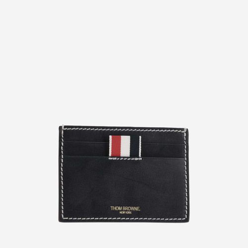Thom Browne Leather Card Case - Thom Browne - Modalova
