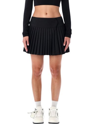 Big Bookish Pleated Skirt With Logo - Off-White - Modalova