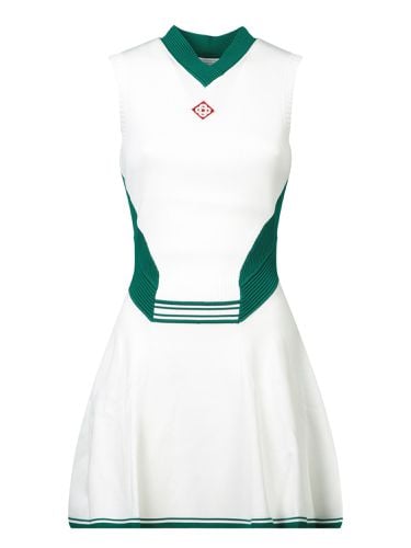 Draped Tennis Dress In And Green - Casablanca - Modalova