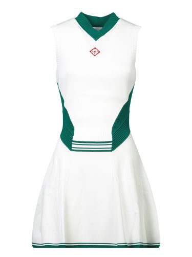 And Green Draped Mini Dress - Casablanca - Modalova