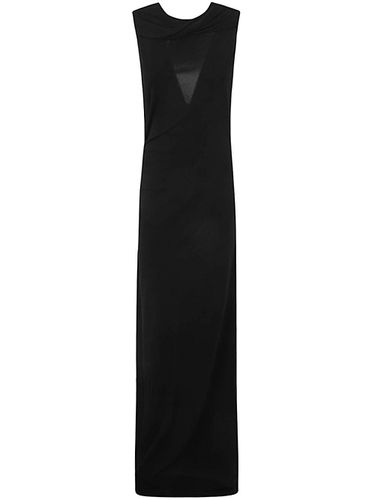 Ruched Detail Crepe Maxi Dress - Alberta Ferretti - Modalova