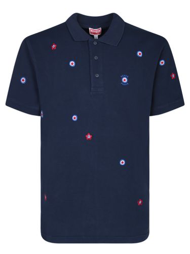 Kenzo Target Blue Polo Shirt - Kenzo - Modalova