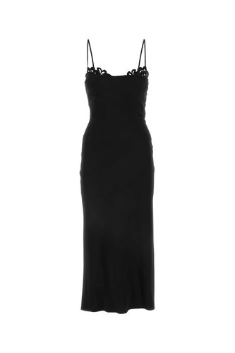 Black Stretch Polyester Dress - Ermanno Scervino - Modalova