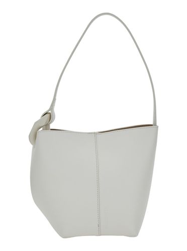 J. W. Anderson corner Small Bucket Shoulder Bag With Metal Knot Detail In Leather Woman - J.W. Anderson - Modalova