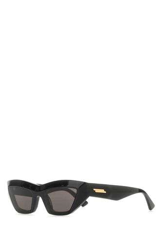 Black Acetate Sunglasses - Bottega Veneta - Modalova