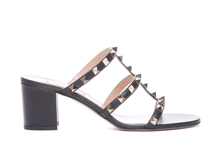 Rockstud Pump Sandals - Valentino Garavani - Modalova