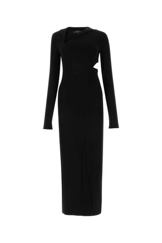 Versace Black Jersey Dress - Versace - Modalova
