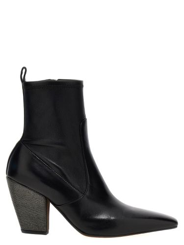 Jewel Heel Ankle Boots - Brunello Cucinelli - Modalova