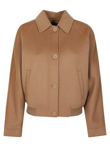 Buttoned Long-sleeved Jacket - Max Mara Studio - Modalova