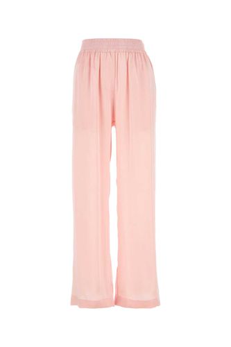 Pastel Pink Satin Pyjama Pant - Burberry - Modalova