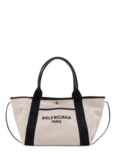 Sand Canvas Medium Biarritz Shopping Bag - Balenciaga - Modalova