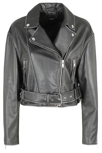 Zip Detailed Belted Jacket - Weekend Max Mara - Modalova