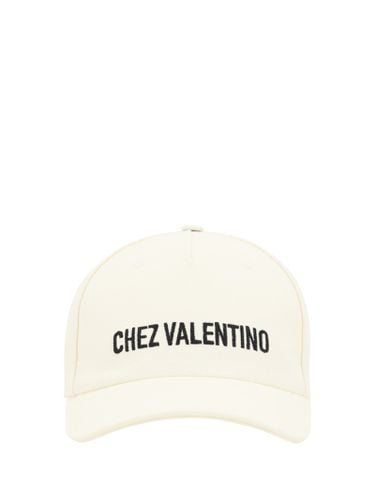 Chez Valentino Baseball Hat - Valentino Garavani - Modalova