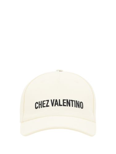 Chez Valentino Baseball Hat - Valentino Garavani - Modalova