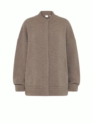 Marella Grey Bomber Jacket With Zip - Marella - Modalova