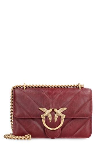 Love Bag Leather Mini Crossbody Bag - Pinko - Modalova