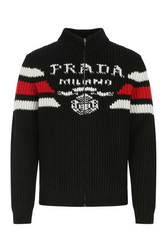 Prada Black Cashmere Cardigan - Prada - Modalova