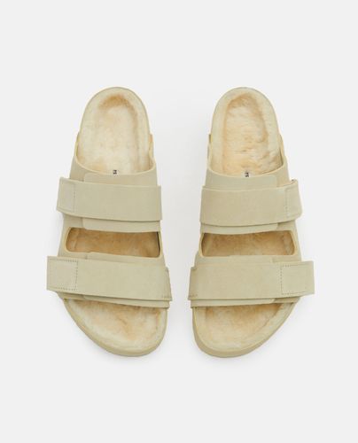 Uji Suede And Leather Slippers - Birkenstock - Modalova