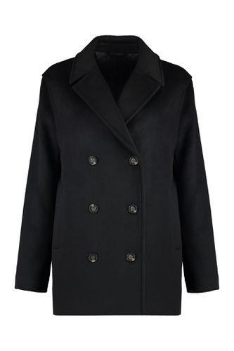 Double-breasted Wool Jacket - Calvin Klein - Modalova