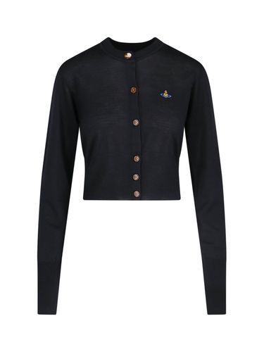 Logo Crop Cardigan - Vivienne Westwood - Modalova