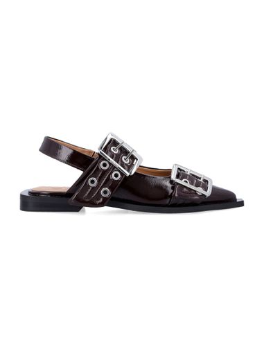 Ganni Feminine Buckle Ballerinas - Ganni - Modalova