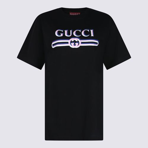 Gucci Black Cotton T-shirt - Gucci - Modalova