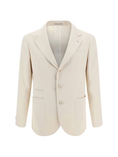 Deconstructed Jacket With Patch Pockets - Brunello Cucinelli - Modalova