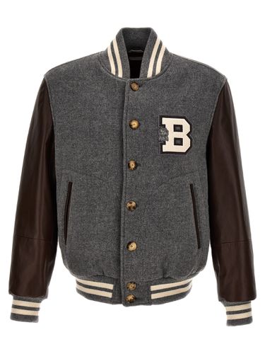 Logo Patch Bomber Jacket - Brunello Cucinelli - Modalova