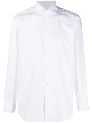 Finamore White Cotton Shirt - Finamore - Modalova