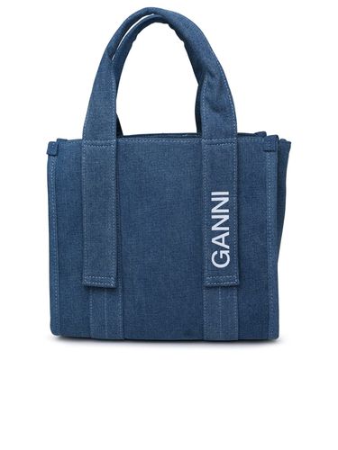 Ganni Light Blue Denim Bag - Ganni - Modalova