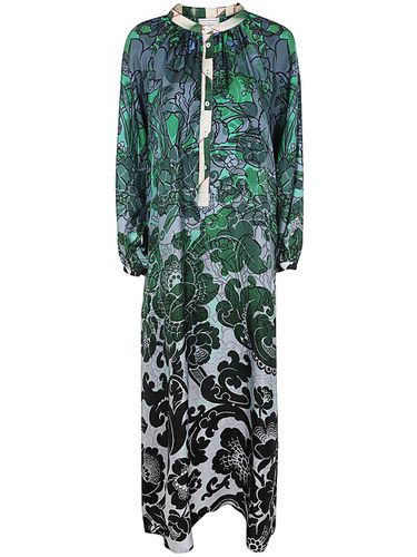 Printed Silk Twill Dress - Pierre-Louis Mascia - Modalova