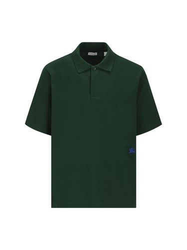 Logo-embroidered Short Sleeved Polo Shirt - Burberry - Modalova