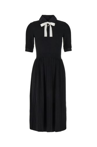 Black Stretch Wool Blend Dress - Thom Browne - Modalova