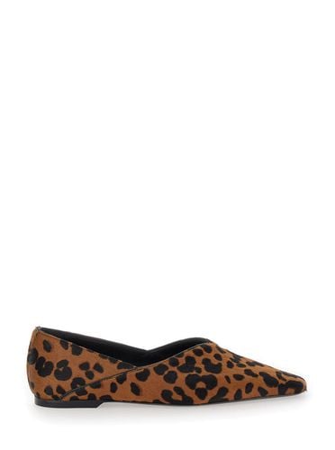 The Everyday Flat Ballet Flats With Leopard Print In Leather Woman - Totême - Modalova