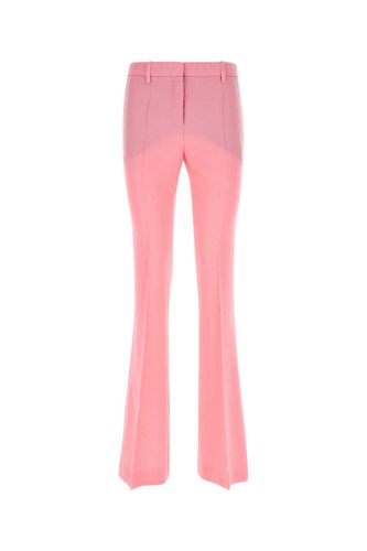Versace Pink Wool Pant - Versace - Modalova