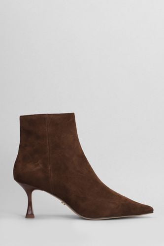 Jazmine High Heels Ankle Boots In Suede - Lola Cruz - Modalova