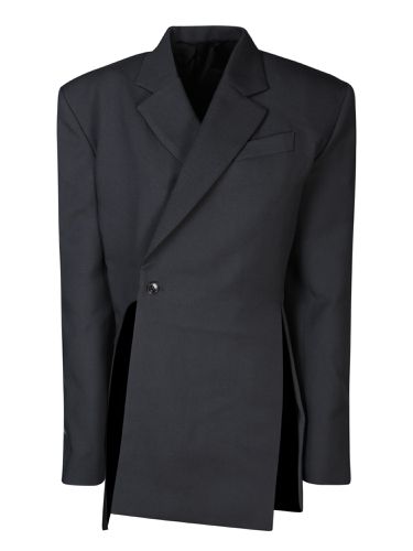Quira Asymmetric Dark Grey Jacket - Quira - Modalova
