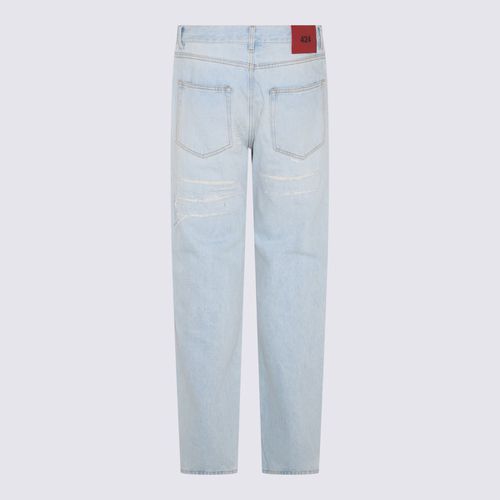 Light Cotton Blend Jeans - FourTwoFour on Fairfax - Modalova