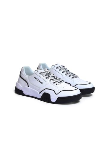 Just Cavalli White Low Top Sneakers - Just Cavalli - Modalova