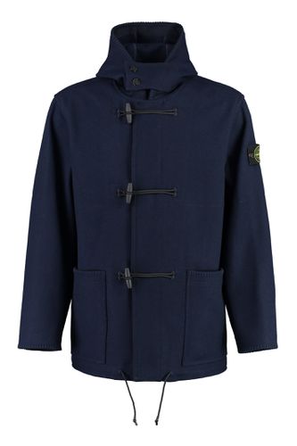 Stone Island Wool Blend Coat - Stone Island - Modalova