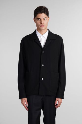 Zegna Casual Jacket In Black Wool - Zegna - Modalova