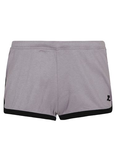 Courrèges Contrast Mini Shorts - Courrèges - Modalova