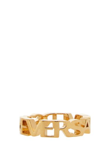 Versace Logo Ring - Versace - Modalova