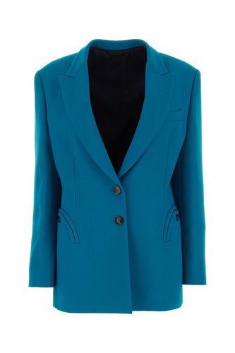 Teal Green Wool Cool & Easy Blazer - Blazé Milano - Modalova