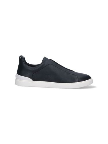 Triple Stitch Low-top Sneakers - Zegna - Modalova