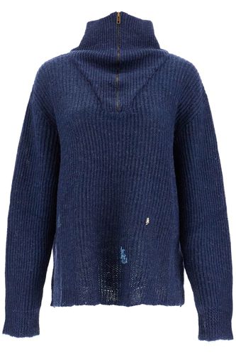 Linen And Wool Blend Sweater - Maison Margiela - Modalova