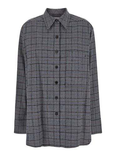 Low Classic Wool Check Shirt - Low Classic - Modalova