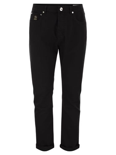 Five-pocket Leisure Fit Trousers In Comfort Denim - Brunello Cucinelli - Modalova