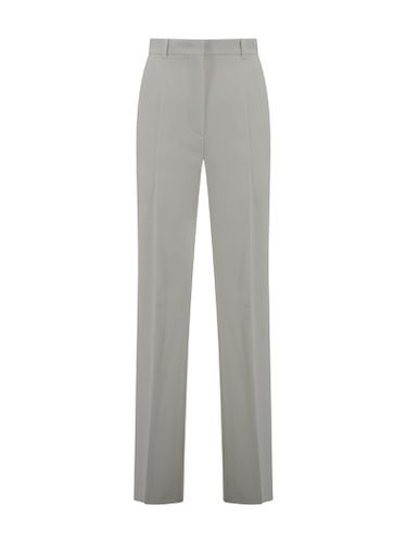 Wool Crepe Satin Trousers - Max Mara Studio - Modalova