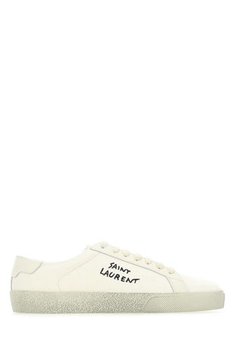 Ivory Canvas Sl/06 Sneakers - Saint Laurent - Modalova